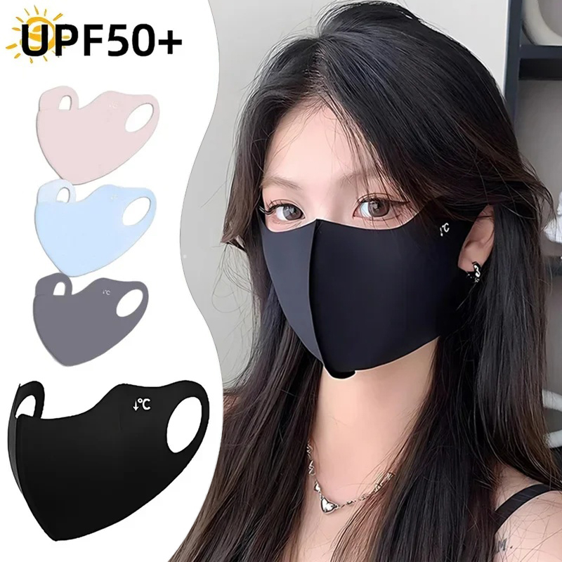 Cloth Face Mask Washable - 1/2/4pcs UV Protection Face Mask Adults