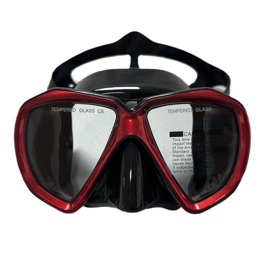 Silicone Mask Bracket - Large-Frame Silicone Diving Goggles: Full-Dry Snorkel