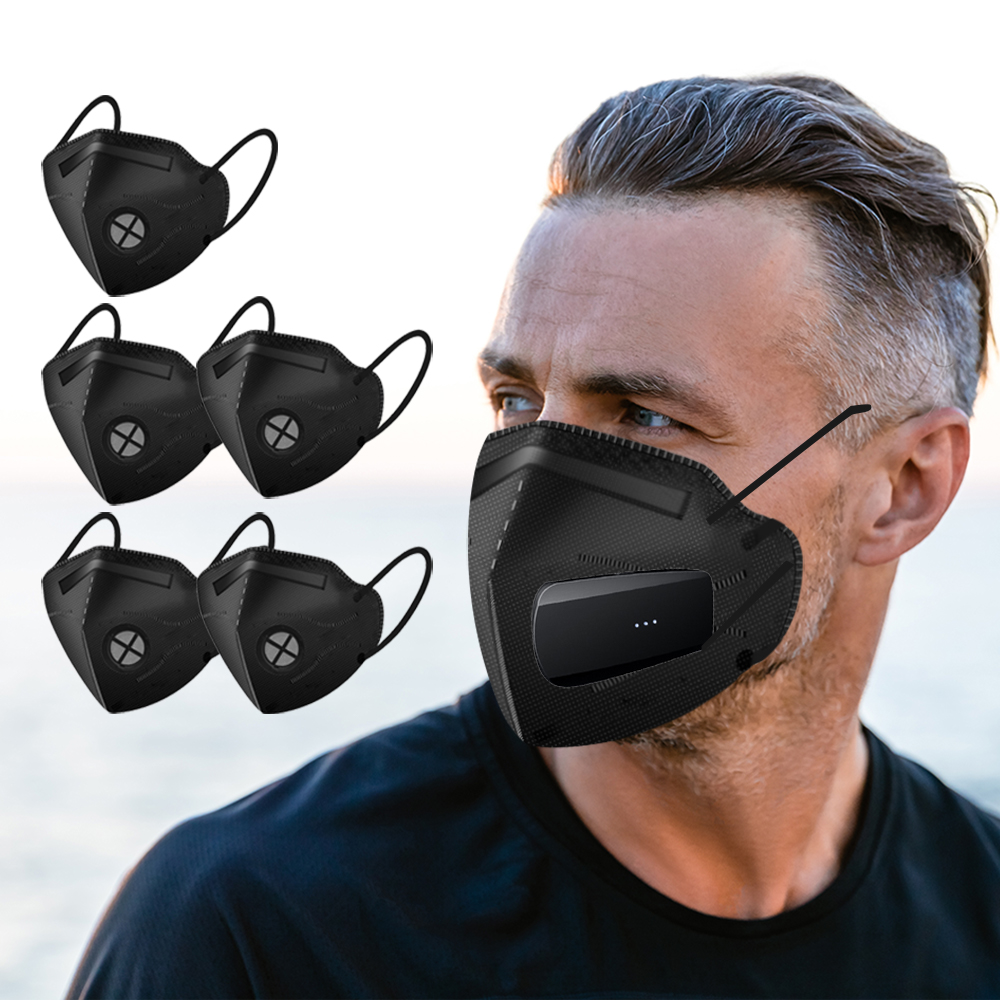 Kn95 Respirator Mask - Breathe Easy Rechargeable Electric KN95 Face