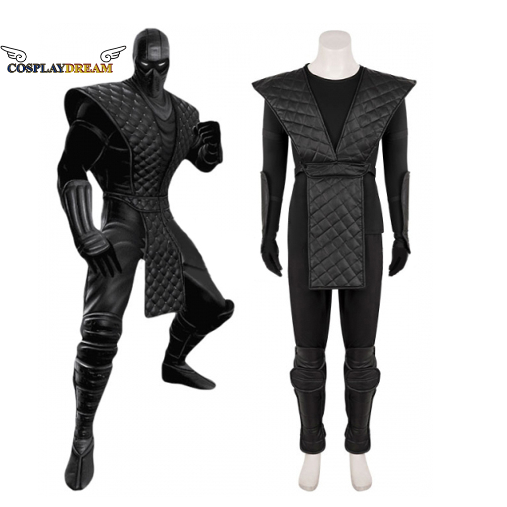 Black Face Mask Pack - Mortal Kombat Noob Saibot Cosplay Costume