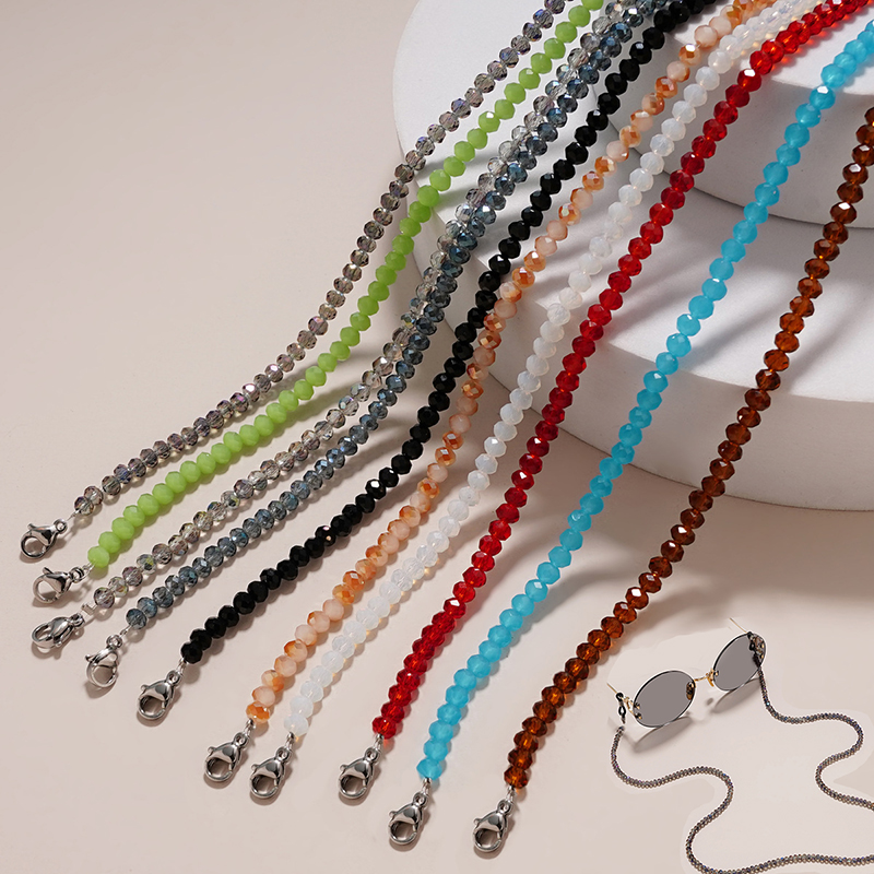 Crystal Glasses Chain For Wome - Mask Chain Holder recension och pris