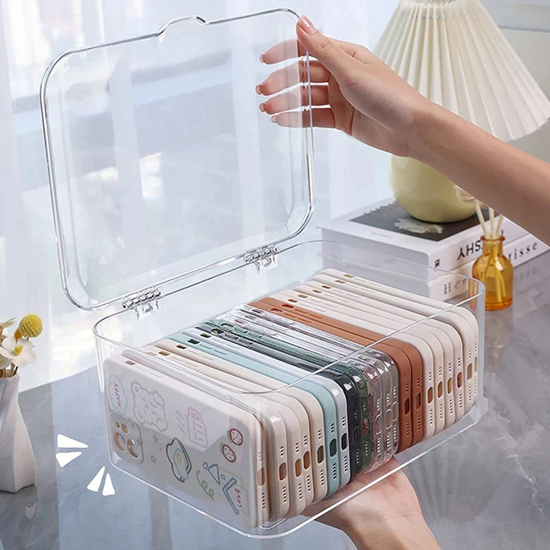 Acrylic Sundries Storage Baske - Face Mask Storage Box recension och pris
