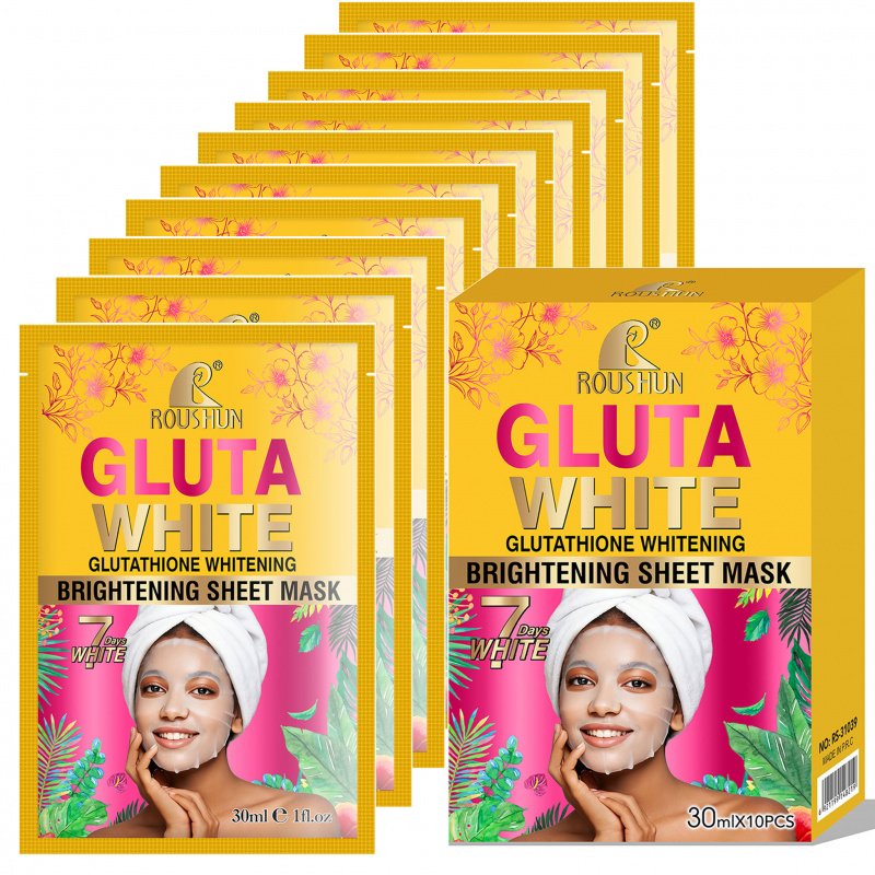 Gluta White Facial Mask Facial - Face Mask Storage Box recension och pris