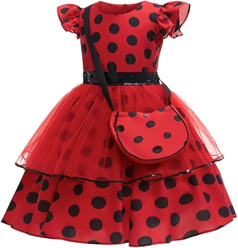 Girls Cosplay Costume Polka Do - Kids Face Mask recension och pris