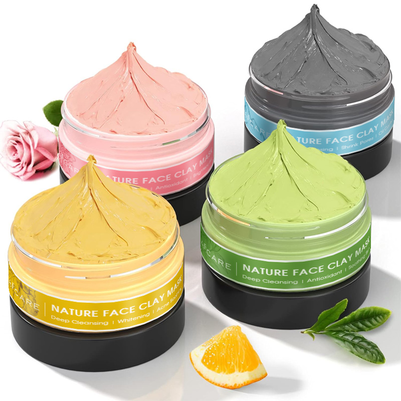 4 Pcs Clay Facial Mask Set Tur - Dust Mask Construction recension och pris