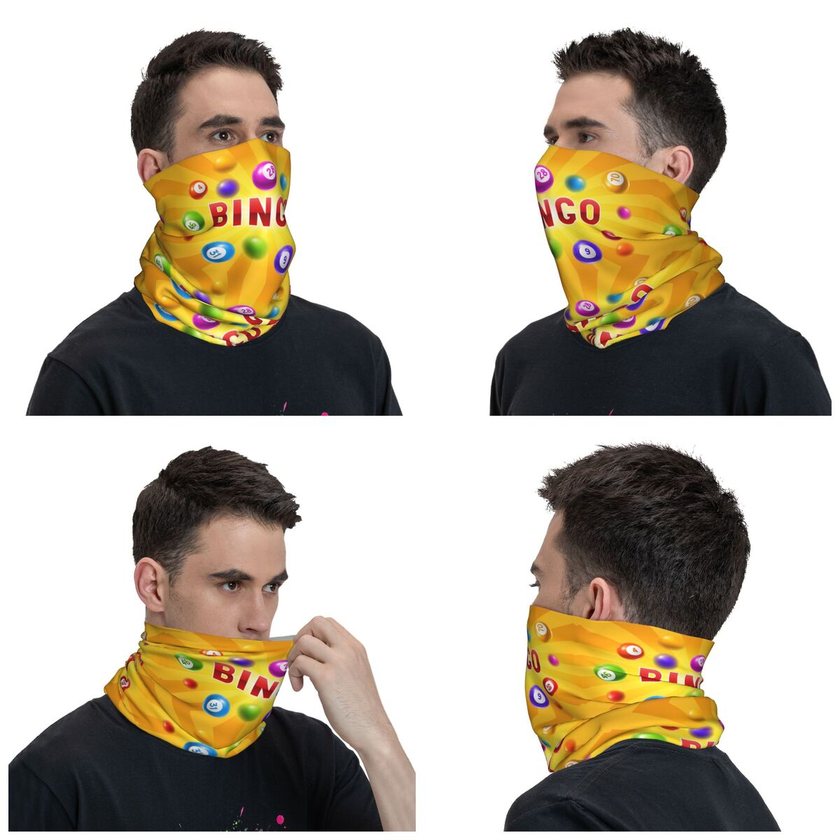 Custom Hot Game Bingo Bandana  - Neck Gaiter Face Cover recension och pris