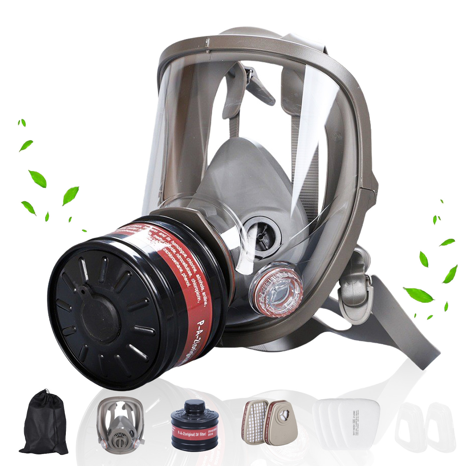 Full Face Gas Masks Survival C - Dust Mask Construction recension och pris