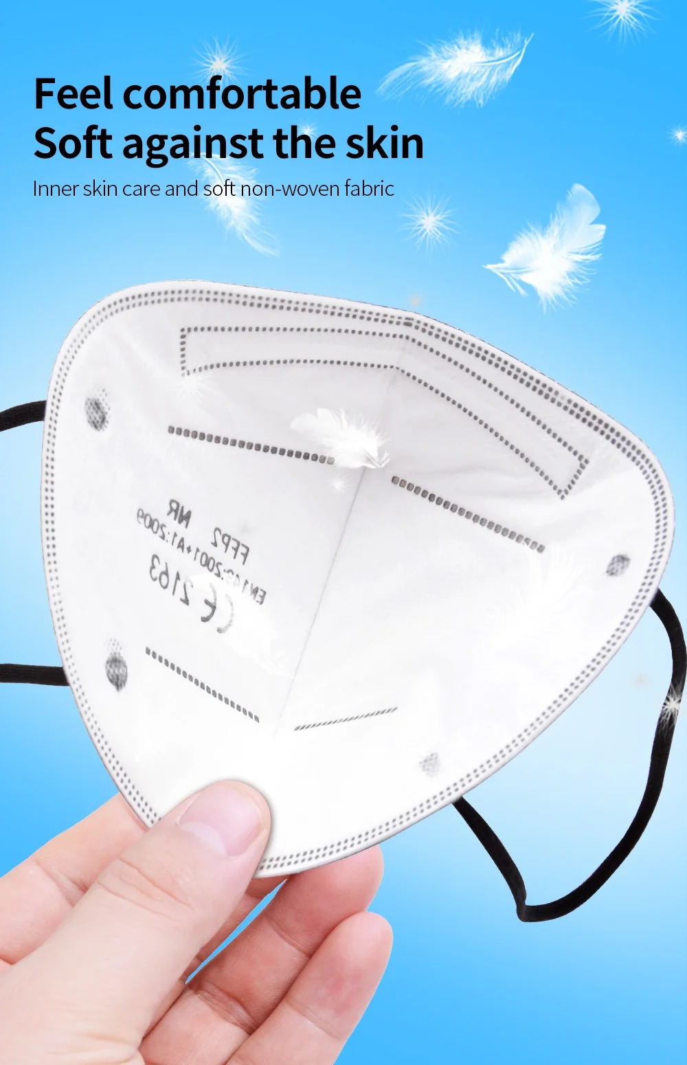 5Layer FFP2 Masks CE Approve K - Black Face Mask Pack recension och pris