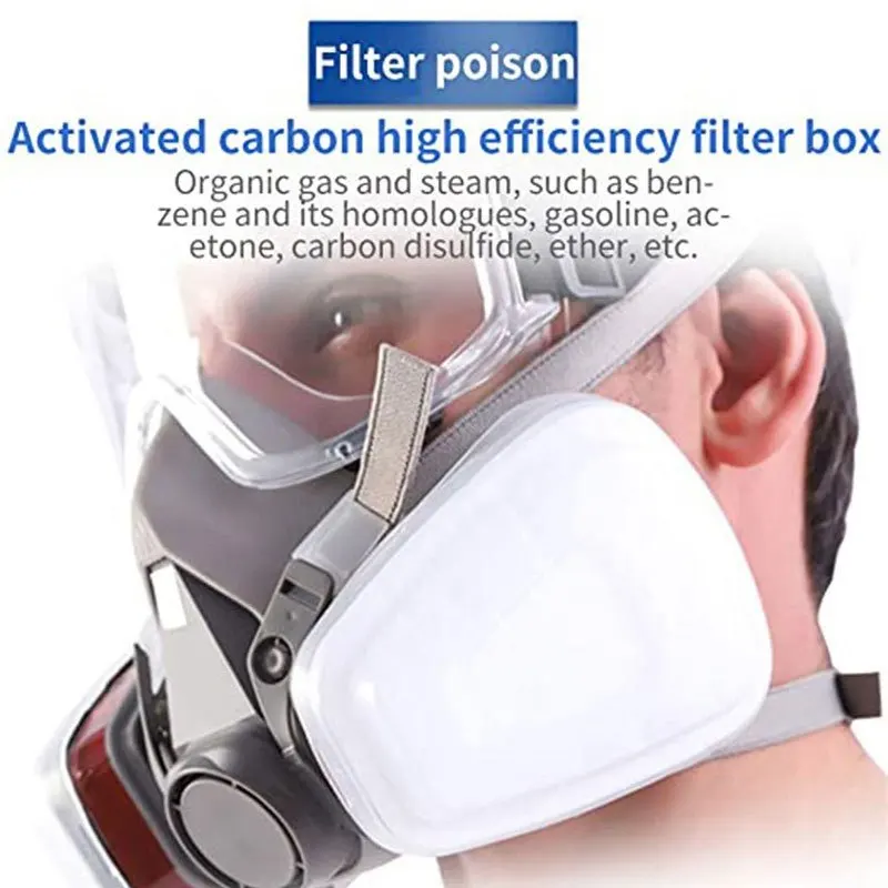 7in1 Gas Proof Half Face Mask  - Respirator Half Face recension och pris