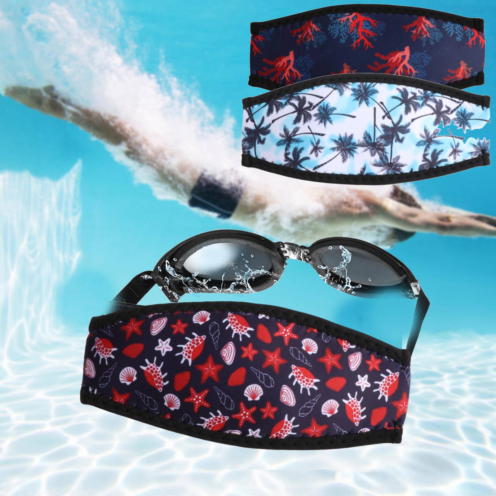 Diving Strap Cover Mask Straps - Mask Lanyard Adjustable recension och pris