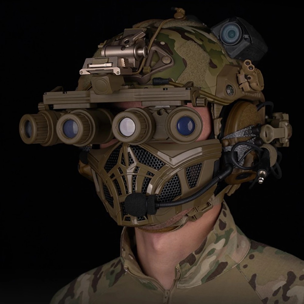 Tactical Airsoft Half Face Mas - Respirator Half Face recension och pris
