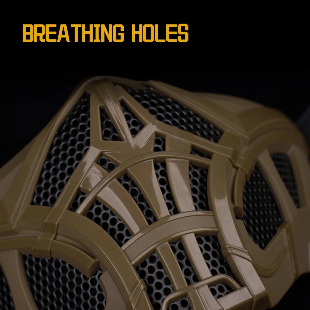 Tactical Airsoft Half Face Mas - Respirator Half Face recension och pris
