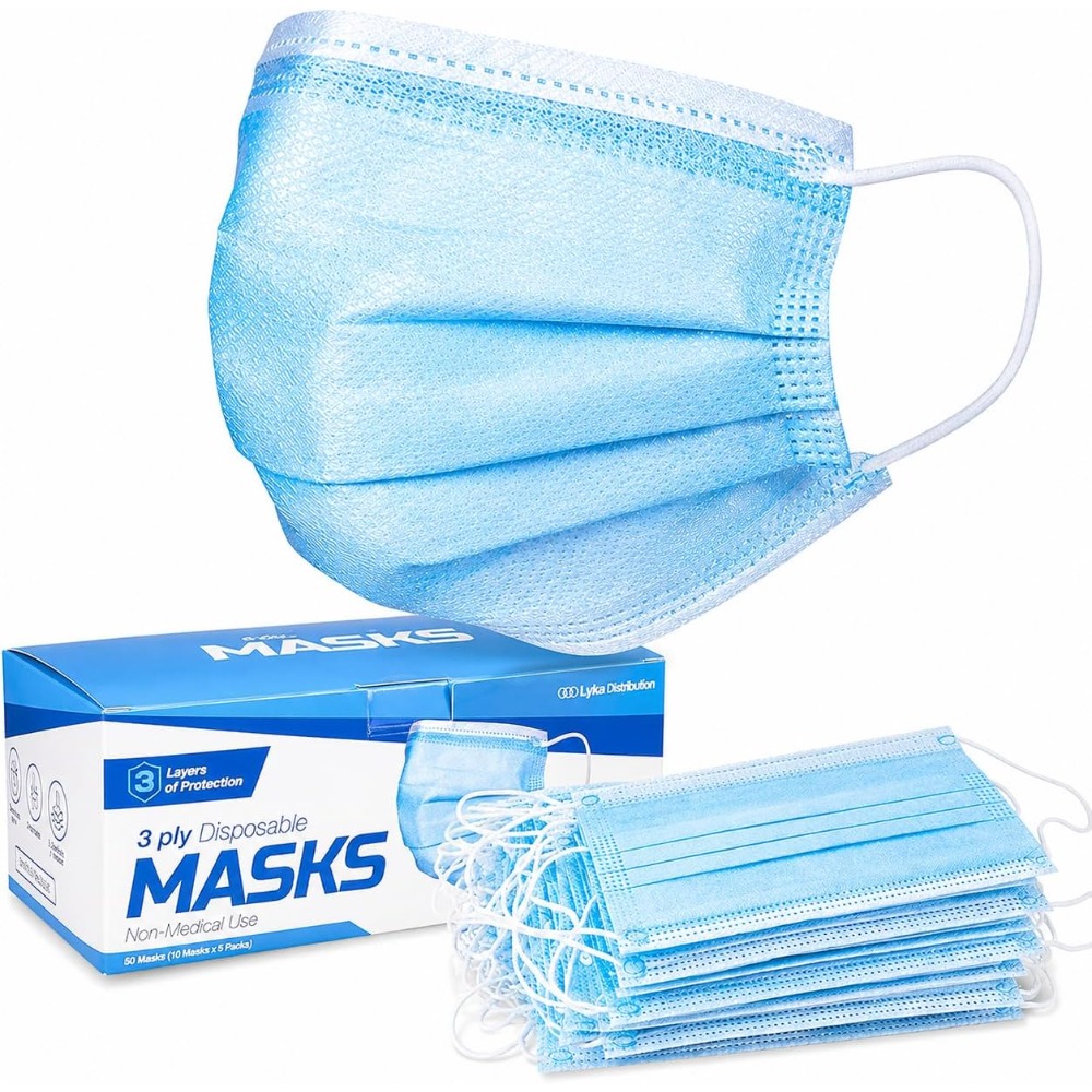 Face Mask - High Quality Blue  - Disposable Mask Blue recension och pris