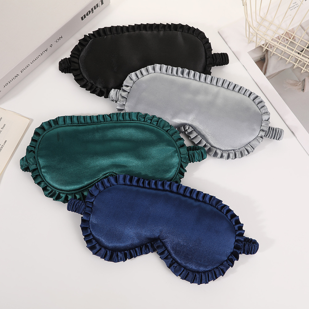 1pcs Premium Silk Eye Mask wit - Mask Lanyard Adjustable recension och pris