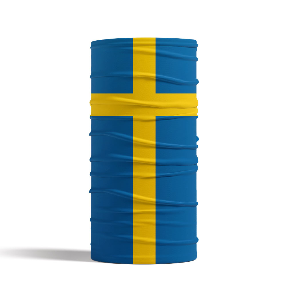 Sweden Flag Printed Bandana He - Neck Gaiter Face Cover recension och pris