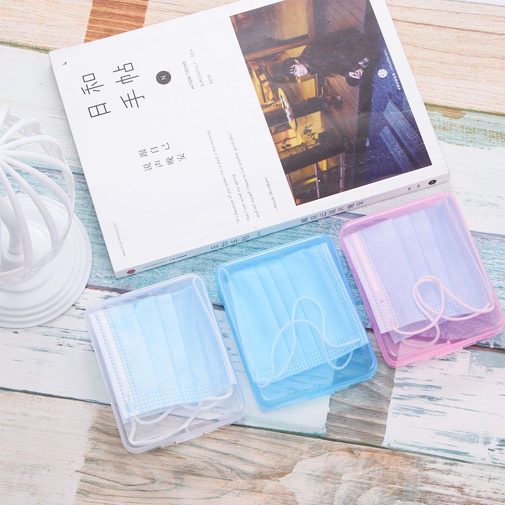 Protection Rectangle Container - Face Mask Storage Box recension och pris