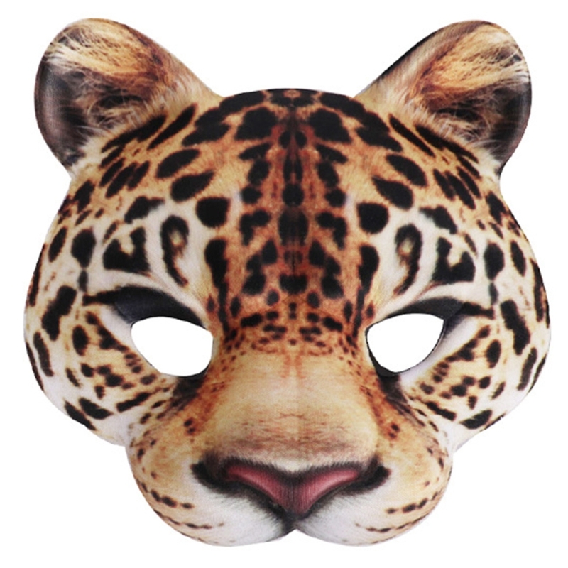 Leopard Mask Party Mask Dress  - Respirator Half Face recension och pris