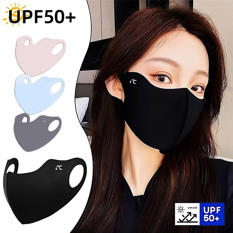 1PC Summer Sunscreen Face Mask - Cloth Face Mask Washable recension och pris