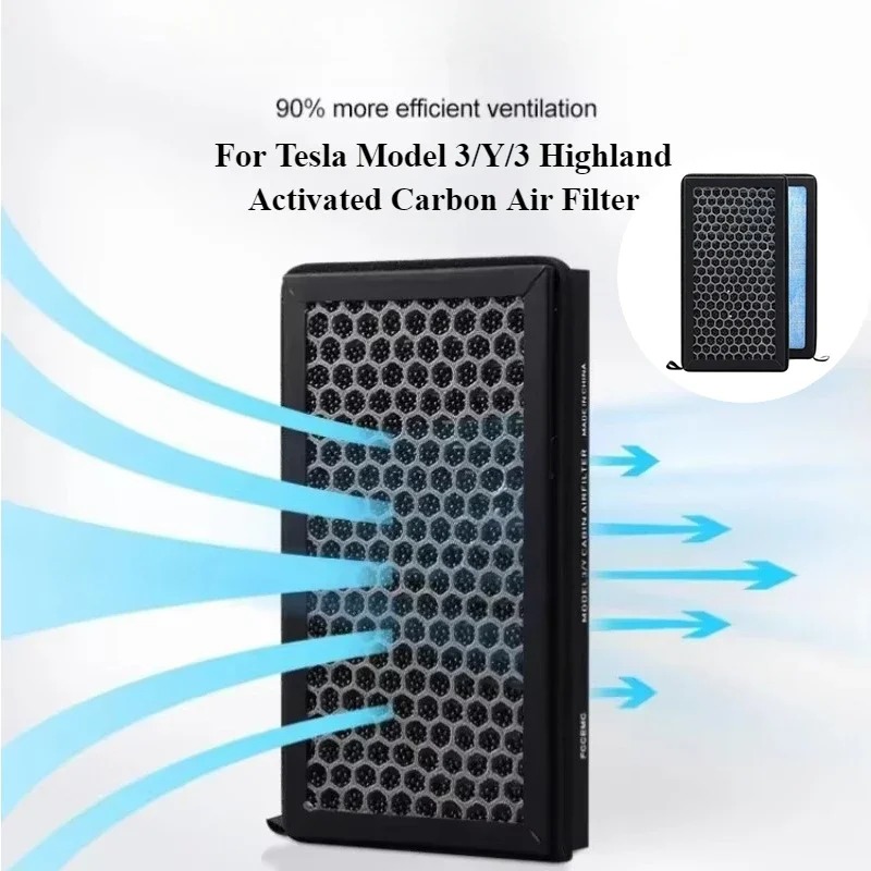 For Tesla Model 3/Y/3 Highland - Filter Replacement N95 recension och pris
