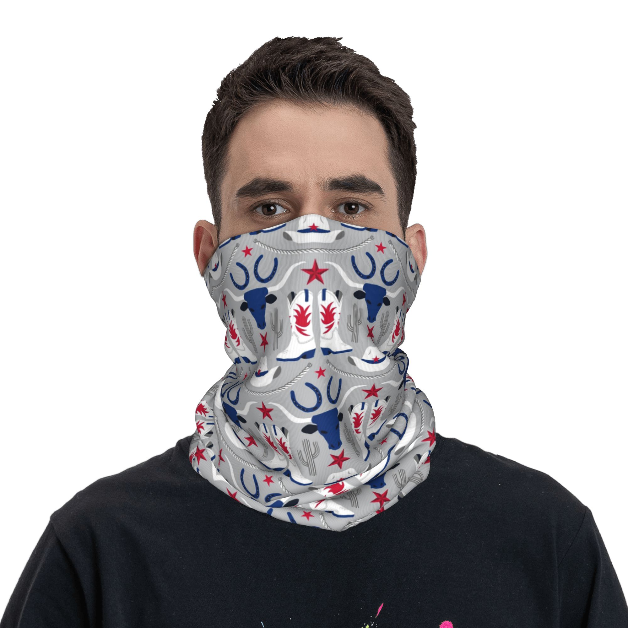 Old Wild West Cowboy Bandana N - Sports Mask Breathable recension och pris