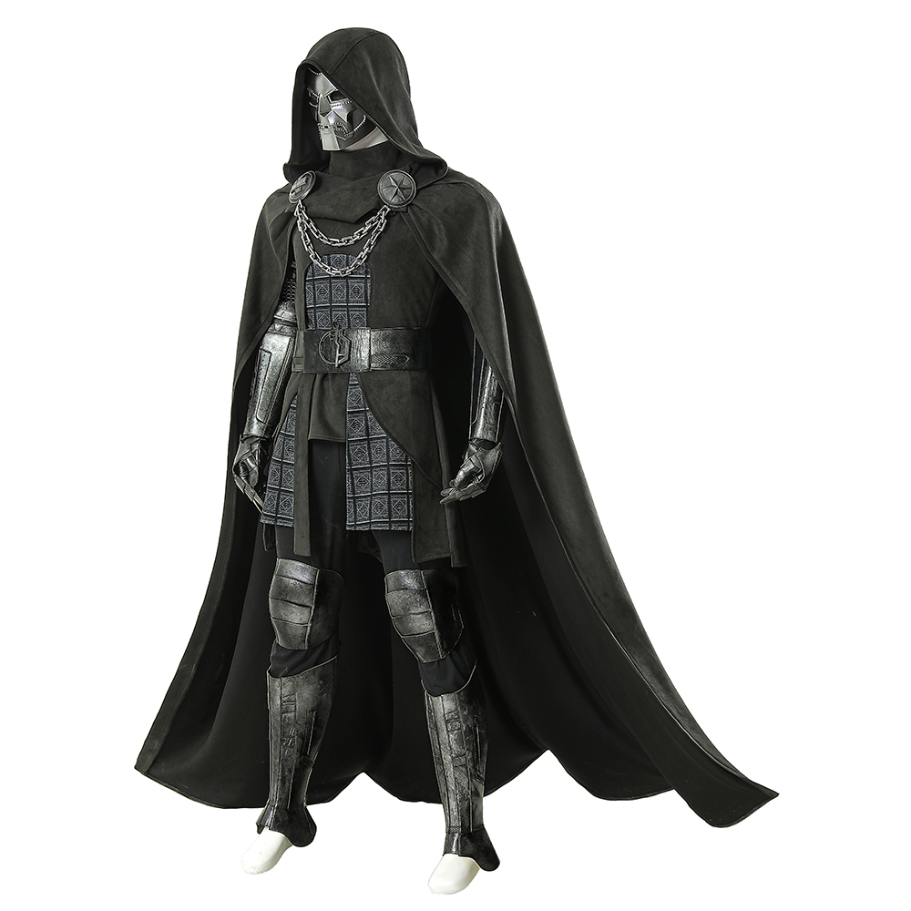 New Doctor Doom Cosplay Costum - Black Face Mask Pack recension och pris