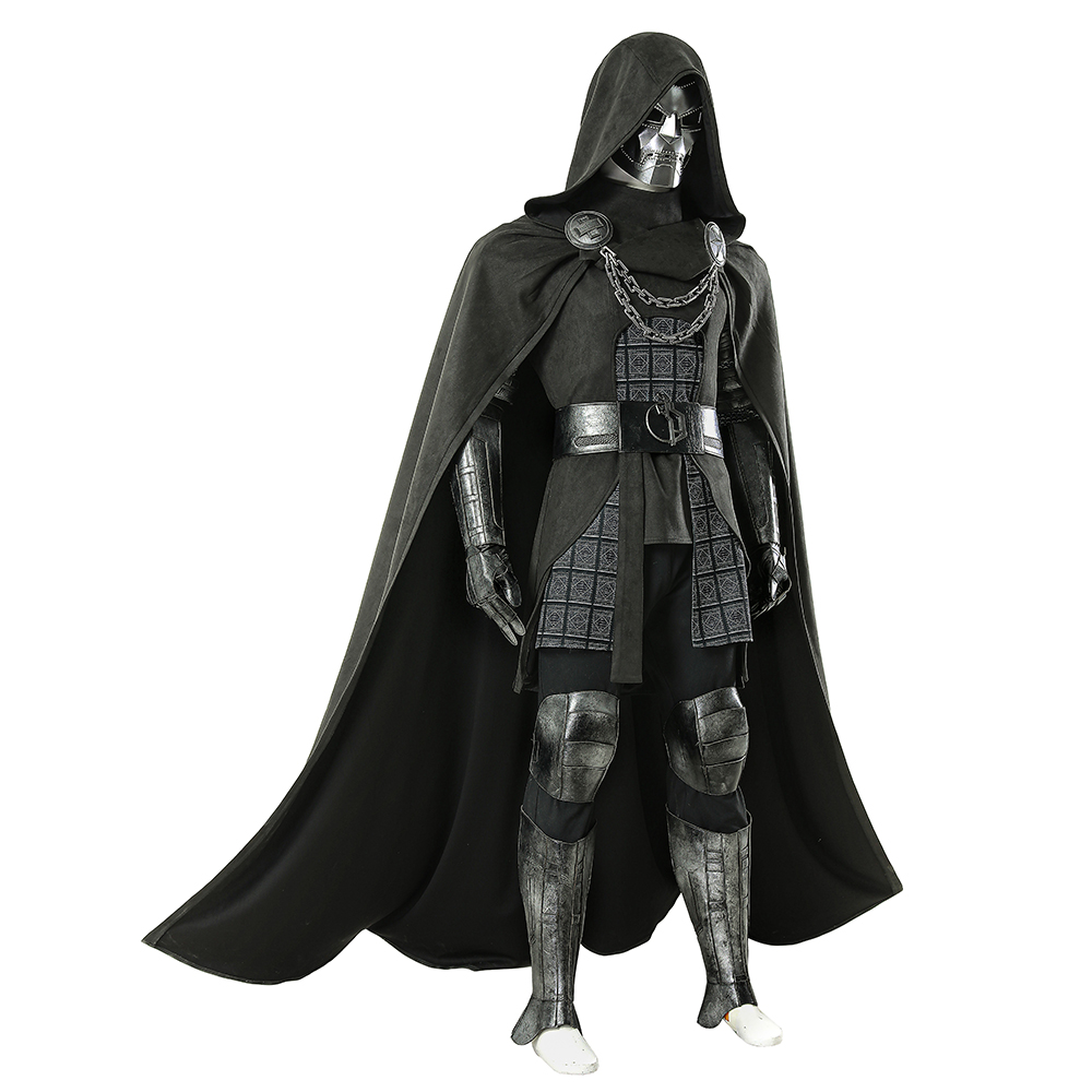 New Doctor Doom Cosplay Costum - Black Face Mask Pack recension och pris