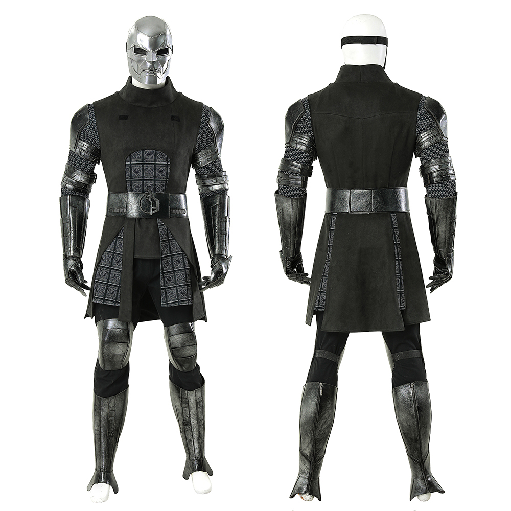 New Doctor Doom Cosplay Costum - Black Face Mask Pack recension och pris