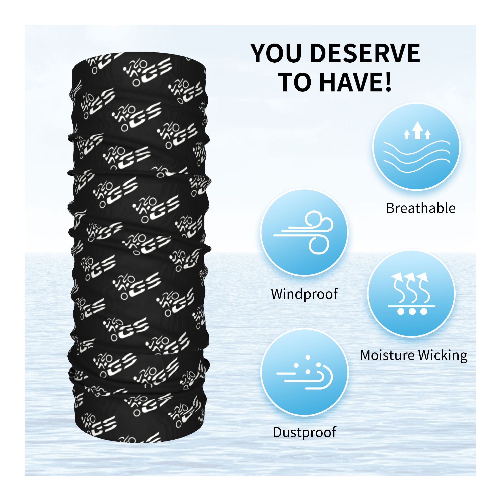 Custom GS Moto Bandana Neck Wa - Neck Gaiter Face Cover recension och pris