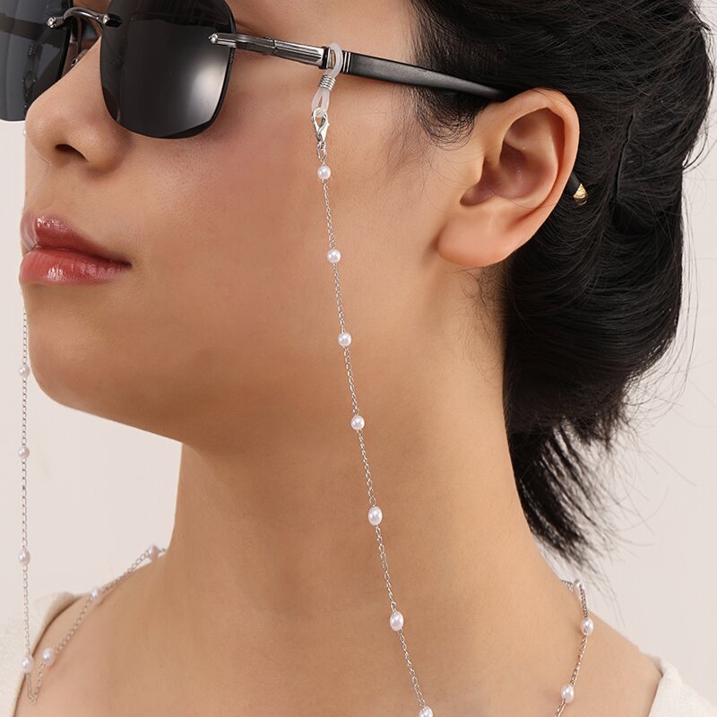 Crystal Beaded Chain for Mask  - Mask Chain Holder recension och pris