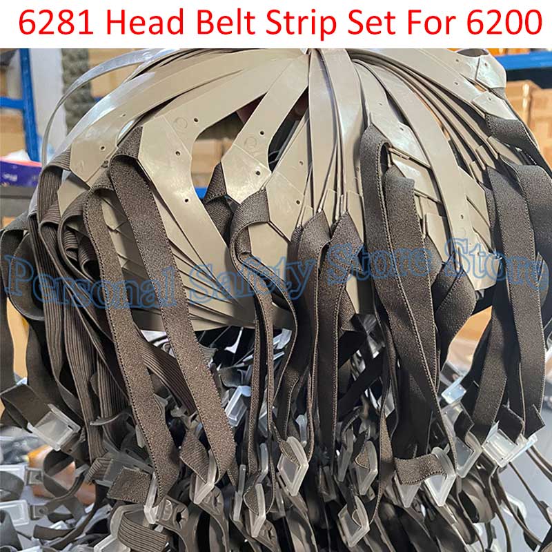 New 6281 Head Belt Strip Set F - Respirator Half Face recension och pris