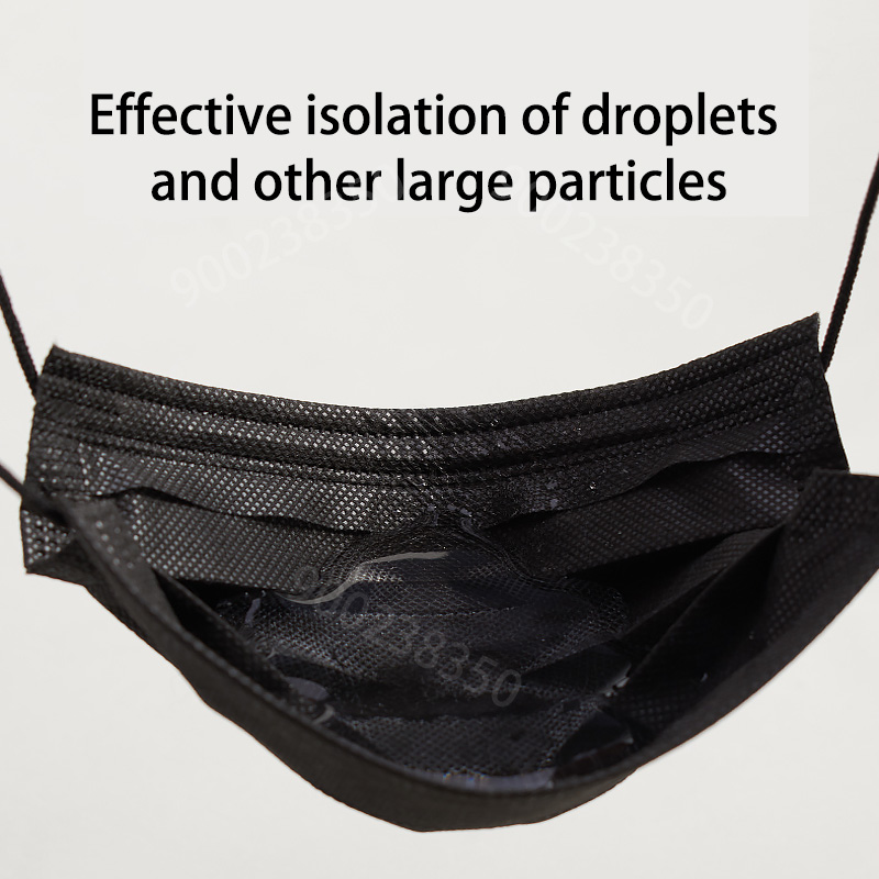 50-500pcs Black Disposable Cer - Disposable Surgical Mask recension och pris