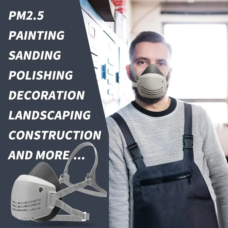Dust Mask +20pcs Filter Cotton - Dust Mask Construction recension och pris