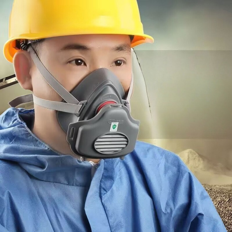 House Clean Work Safety Rubber - Respirator Half Face recension och pris