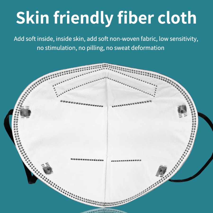 5PCS FFP2 Mask CE Approved Fil - Anti Pollution Mask recension och pris