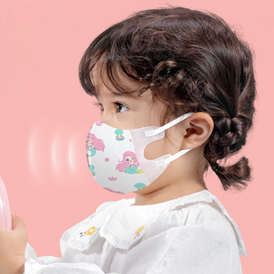30pcs 3D Face Mask Children Di - Kids Face Mask recension och pris