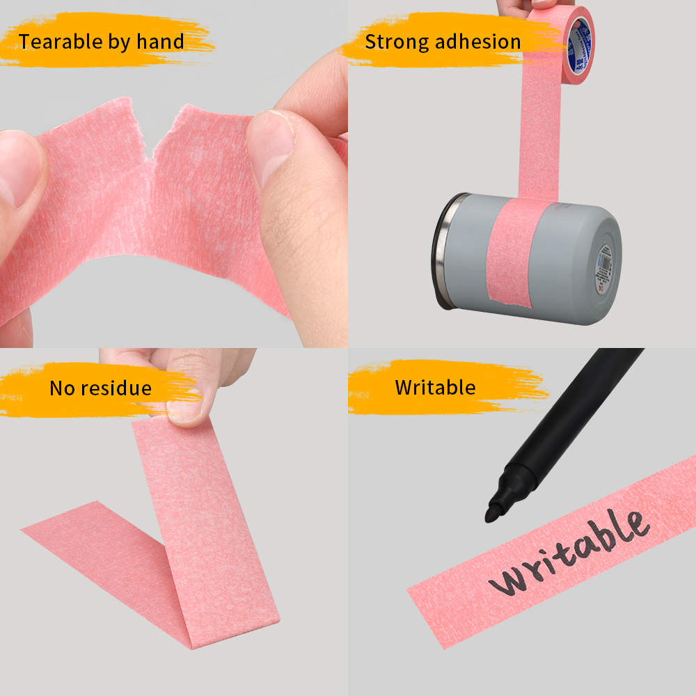 10m Pink Painters Tape 20m  Pa - Black Face Mask Pack recension och pris