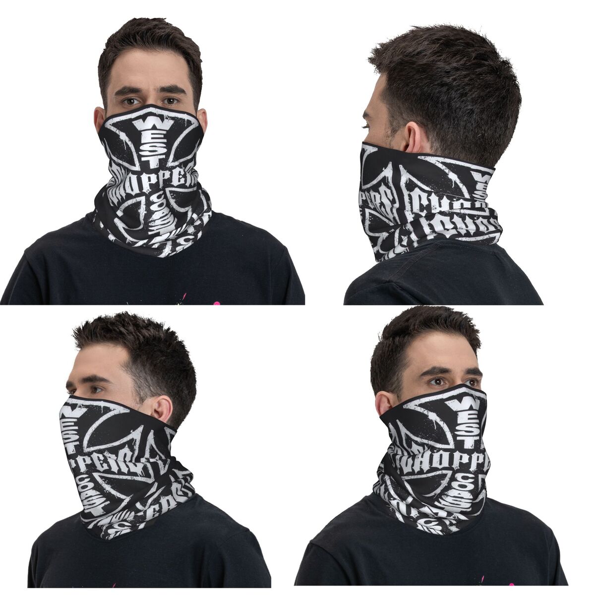 West Coast Iron Cross Choppers - Neck Gaiter Face Cover recension och pris