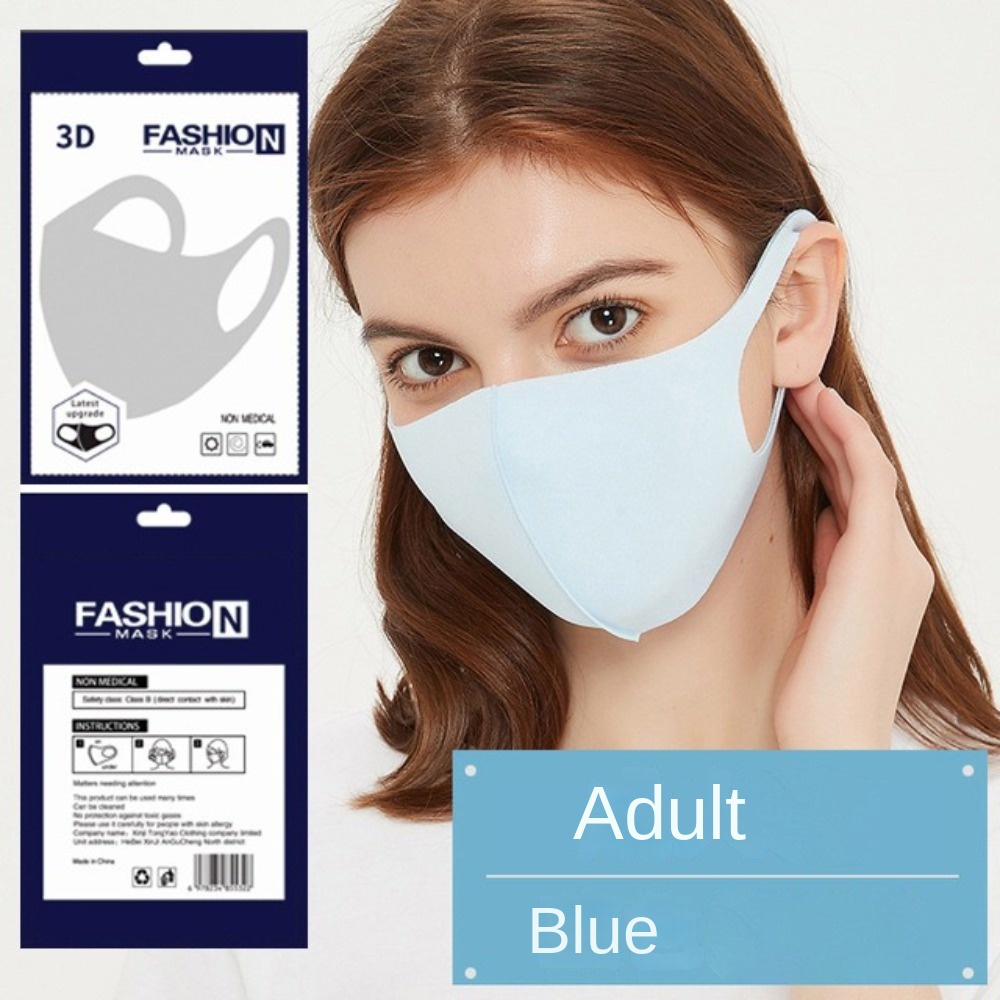 New Breathable Ice Silk Mask A - Cloth Face Mask Washable recension och pris